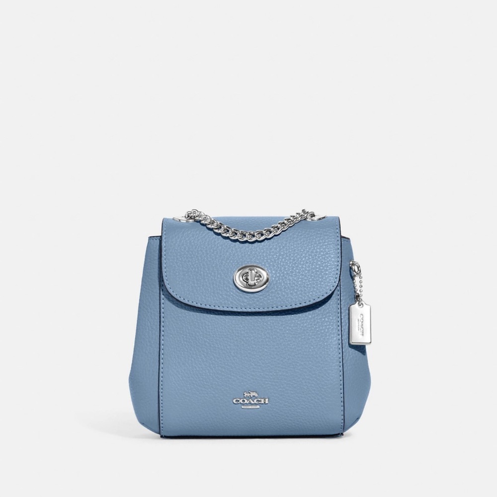 Coach Pebble Leather Convertible Multi Use Mini Backpack Limited Edition
